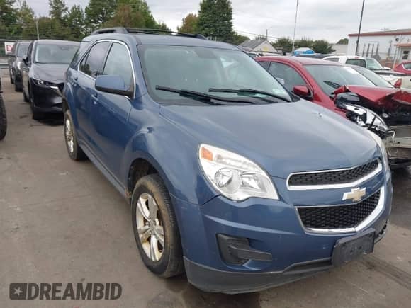 2012 Chevrolet Equinox 1LT z VIN 2GNFLEEK5C6178952, wystawiony jako IAAI lot #43394857 z przebiegiem 98 250 mil mil oraz . Historia ofert i sprzedaży dostępna na DreamBid. Obrazek 1.