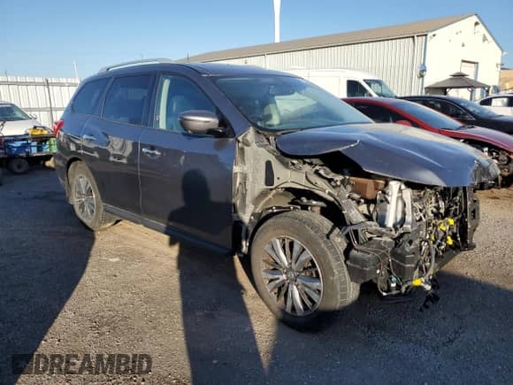 2020 Nissan Pathfinder SL with VIN 5N1DR2CM4LC608622, listed as a Copart auction lot 81252335 with 73,902 mi miles and Salvage title. Bid and sale history available at DreamBid. Image 4.