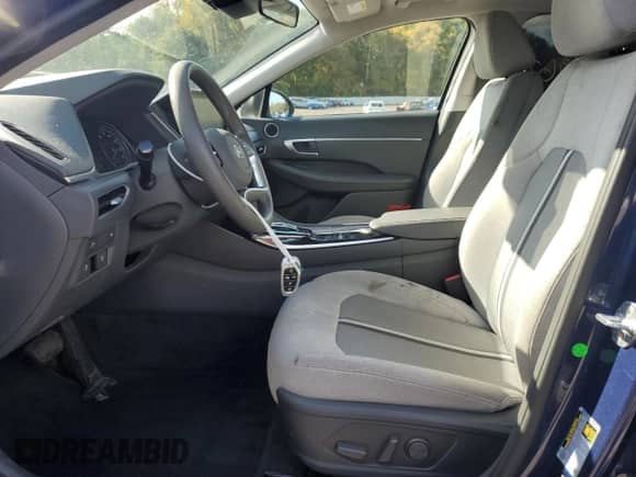 2021 Hyundai Sonata SEL with VIN 5NPEL4JAXMH092075, listed as a Copart auction lot 85869625 with 47,904 mi miles and Salvage title. Bid and sale history available at DreamBid. Image 7.