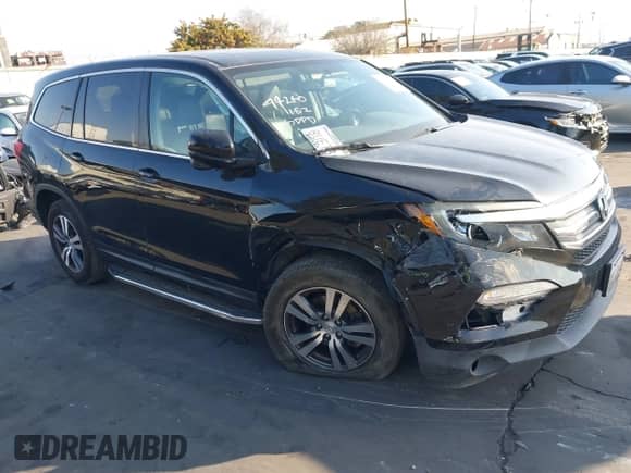 2017 Honda Pilot EX-L z VIN 5FNYF5H76HB009198, wystawiony jako IAAI lot #41360761 z przebiegiem 108 719 mil mil oraz . Historia ofert i sprzedaży dostępna na DreamBid. Obrazek 1.