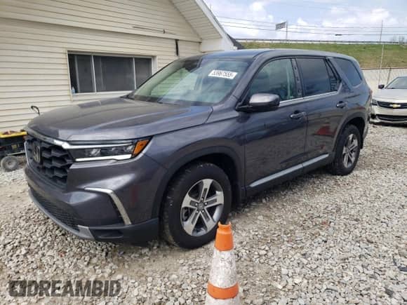 2023 Honda Pilot EX-L с VIN 5FNYG1H41PB050607, выставлен на аукционе Copart как лот 53967555 с пробегом 25 063 миль миль и Списание • Salvage title. История ставок и продаж доступна на DreamBid. Изображение 1.