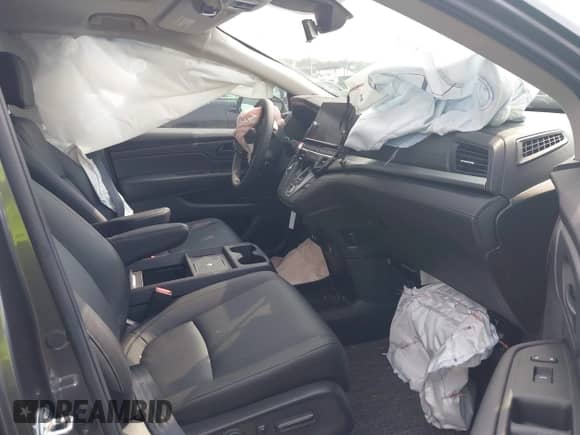 2025 Honda Odyssey EX-L с VIN 5FNRL6H61SB044586, выставлен на аукционе IAAI как лот 42471275 с пробегом 1 379 миль миль и . История ставок и продаж доступна на DreamBid. Изображение 5.