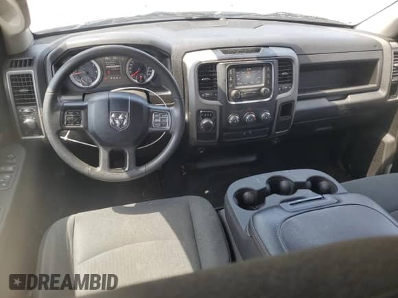 2022 Ram 1500 Tradesman with VIN 3C6RR6KG0NG210845, listed as a Copart auction lot 53107805 with 77,366 mi miles and Salvage title. Bid and sale history available at DreamBid. Image 8.