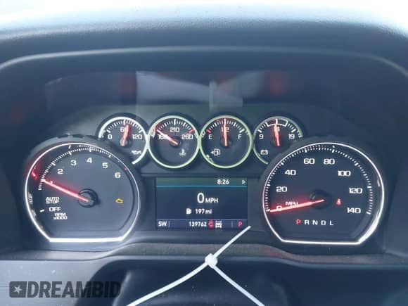 2020 Chevrolet Silverado 1500 LT Trail Boss with VIN 1GCPYFED1LZ184726, listed as a IAAI auction lot 43451694 with 139,762 mi miles and . Bid and sale history available at DreamBid. Image 7.