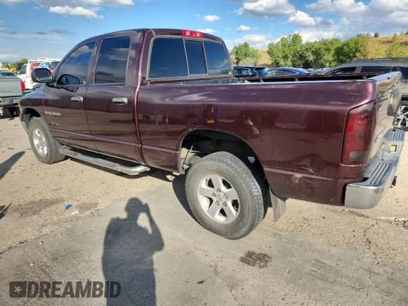 2004 Dodge 1500 SLT with VIN 1D7HU18D94S786790, listed as a Copart auction lot 81303745 with 188,291 mi miles and Clean title. Bid and sale history available at DreamBid. Image 2.