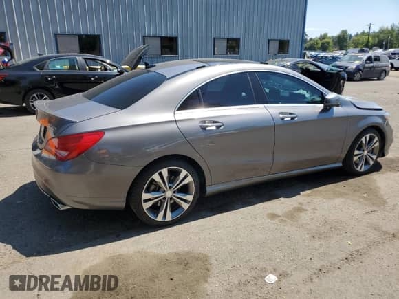 2016 Mercedes-Benz CLA 250 with VIN WDDSJ4GB5GN318414, listed as a Copart auction lot 66415225 with 84,321 mi miles and Salvage title. Bid and sale history available at DreamBid. Image 3.