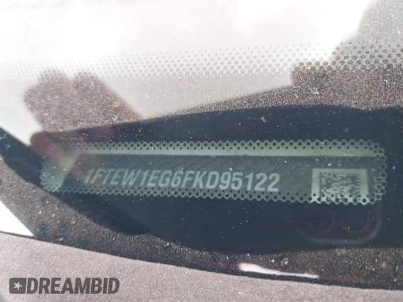 2015 Ford F-150 XLT с VIN 1FTEW1EG6FKD95122, выставлен на аукционе IAAI как лот 43526996 с пробегом 140 149 миль миль и . История ставок и продаж доступна на DreamBid. Изображение 9.