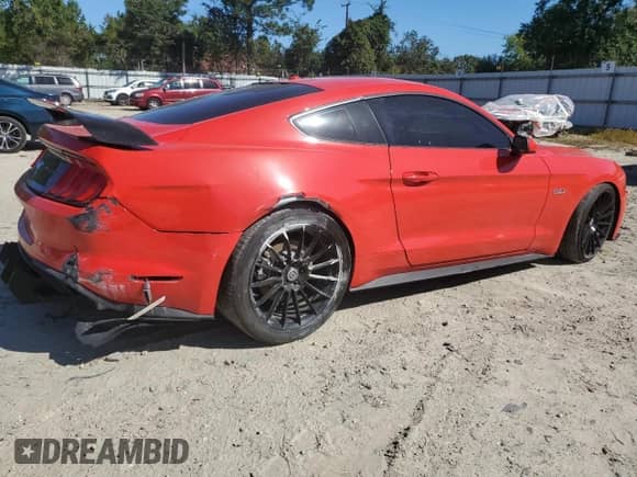 2019 Ford Mustang GT с VIN 1FA6P8CF3K5118995, выставлен на аукционе Copart как лот 84606385 с пробегом 54 564 миль миль и Списание • Salvage title. История ставок и продаж доступна на DreamBid. Изображение 3.