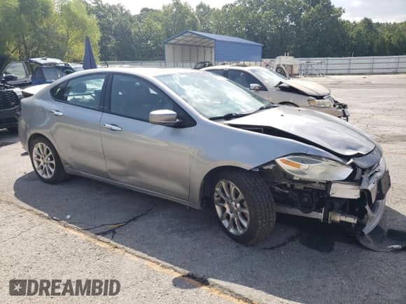 2015 Dodge Dart Limited with VIN 1C3CDFCB1FD165675, listed as a Copart auction lot 69201515 with 169,936 mi miles and Salvage title. Bid and sale history available at DreamBid. Image 4.