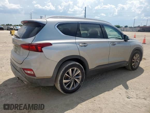 2020 Hyundai Santa Fe Limited with VIN 5NMS53AD2LH287312, listed as a Copart auction lot 66675825 with 106,126 mi miles and Salvage title. Bid and sale history available at DreamBid. Image 3.