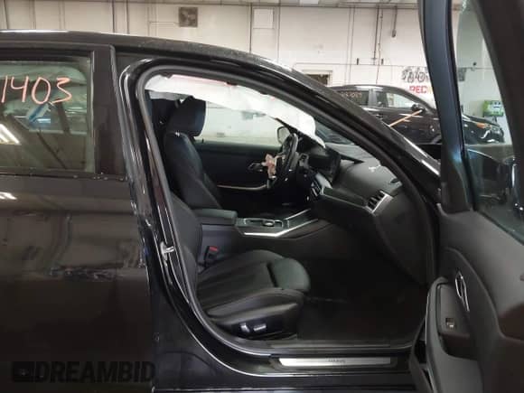 2023 BMW 3 Series 330i xDrive with VIN 3MW89FF00P8D57937, listed as a IAAI auction lot 43081403 with 19,195 mi miles and . Bid and sale history available at DreamBid. Image 5.