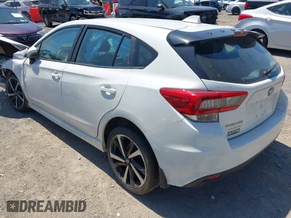 2022 Subaru Impreza Special Sports with VIN 4S3GTAM67N3707340, listed as a IAAI auction lot 42746981 with 19,397 mi miles and . Bid and sale history available at DreamBid. Image 3.