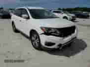 2017 Nissan Pathfinder SV with VIN 5N1DR2MN8HC673181, listed as a Copart auction lot 81939595 with 122,198 mi miles and Salvage title. Bid and sale history available at DreamBid. Image 14.