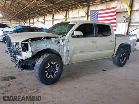 2019 Toyota Tacoma SR with VIN 3TMCZ5AN7KM202277, listed as a Copart auction lot 84579625 with 135,078 mi miles and Salvage title. Bid and sale history available at DreamBid. Image 1.