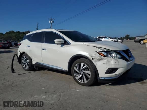 2015 Nissan Murano SL with VIN 5N1AZ2MG9FN229376, listed as a Copart auction lot 83938375 with 190,740 mi miles and Salvage title. Bid and sale history available at DreamBid. Image 4.