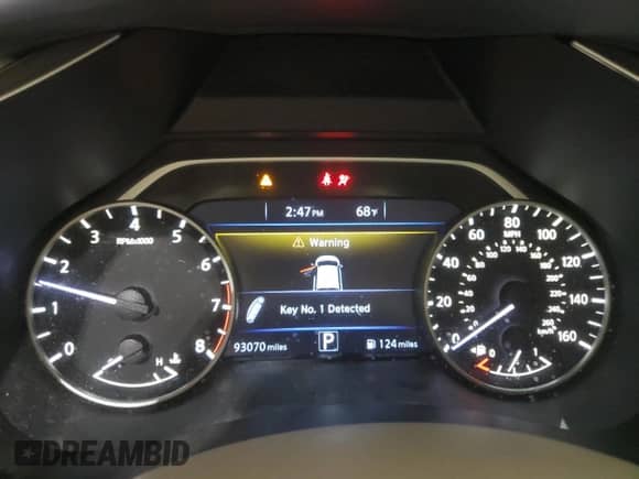 2017 Nissan Murano SL with VIN 5N1AZ2MG3HN126277, listed as a Copart auction lot 70757275 with 93,070 mi miles and Salvage title. Bid and sale history available at DreamBid. Image 9.