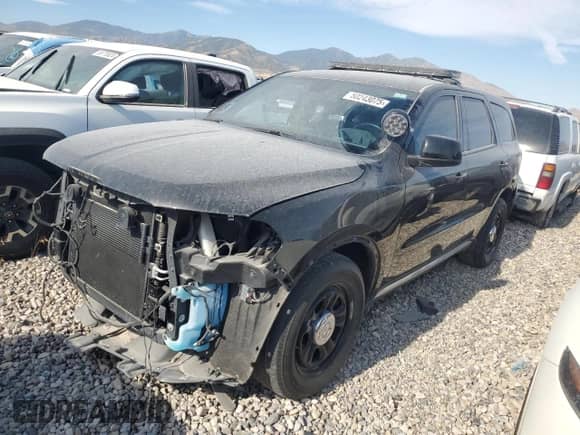 2023 Dodge Durango Pursuit z VIN 1C4RDJFG8PC605155, wystawiony jako Copart lot #50243075 z przebiegiem 25 883 mil mil oraz Szkoda całkowita • Salvage title. Historia ofert i sprzedaży dostępna na DreamBid. Obrazek 1.