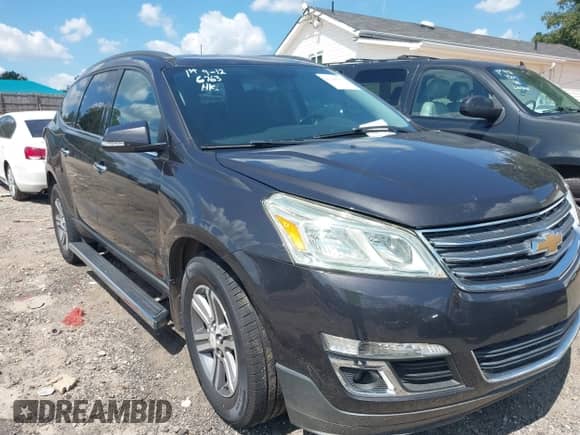 2017 Chevrolet Traverse LT with VIN 1GNKRGKD3HJ185049, listed as a IAAI auction lot 43206763 with 168,805 mi miles and . Bid and sale history available at DreamBid. Image 1.