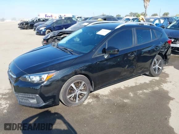 2023 Subaru Impreza Premium with VIN 4S3GTAD61P3712813, listed as a IAAI auction lot 43159111 with 35,377 mi miles and . Bid and sale history available at DreamBid. Image 2.
