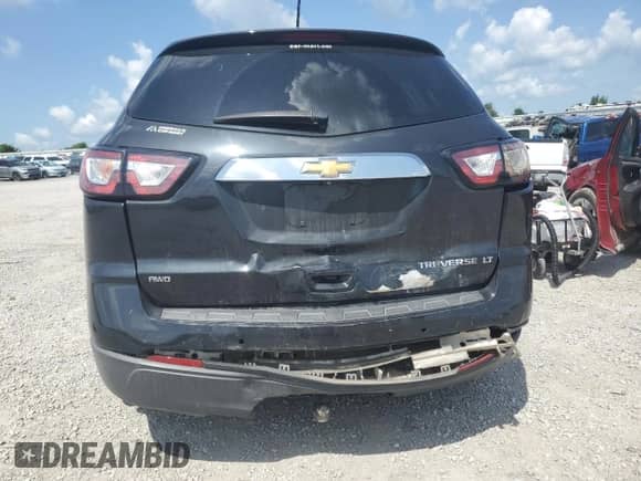 2013 Chevrolet Traverse LT with VIN 1GNKVJKD5DJ108430, listed as a Copart auction lot 61331525 with 177,927 mi miles and Salvage title. Bid and sale history available at DreamBid. Image 6.