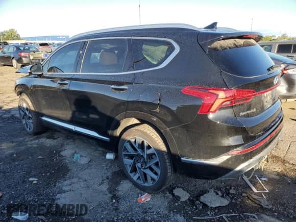 2022 Hyundai Santa Fe Calligraphy с VIN 5NMS5DAL1NH424191, выставлен на аукционе Copart как лот 70910295 с пробегом 49 366 миль миль и На запчасти • Non repairable. История ставок и продаж доступна на DreamBid. Изображение 2.