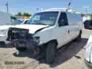 2013 Ford Econoline Cargo Commercial with VIN 1FTNE1EW2DDA49421, listed as a Copart auction lot 52393795 with 207,703 mi miles and Salvage title. Bid and sale history available at DreamBid. Image 1.