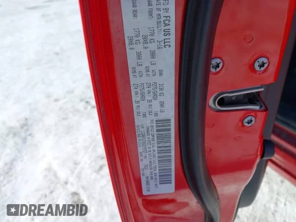 2016 Ram 1500 Outdoorsman with VIN 1C6RR7GTXGS279727, listed as a IAAI auction lot 41765054 with 89,821 mi miles and . Bid and sale history available at DreamBid. Image 9.