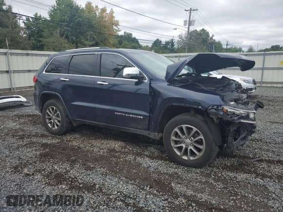 2016 Jeep Grand Cherokee Limited with VIN 1C4RJFBG9GC496913, listed as a Copart auction lot 69565975 with 107,204 mi miles and Salvage title. Bid and sale history available at DreamBid. Image 4.