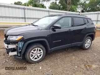 2017 Jeep Compass Sport with VIN 3C4NJDAB8HT647349, listed as a Copart auction lot 56523595 with 86,728 mi miles and Salvage title. Bid and sale history available at DreamBid. Image 1.