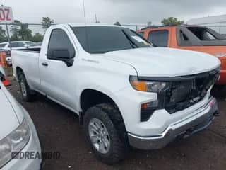 2024 Chevrolet Silverado 1500 Work Truck with VIN 3GCNAAED3RG356634, listed as a IAAI auction lot 43285900 with 19,255 mi miles and . Bid and sale history available at DreamBid. Image 1.