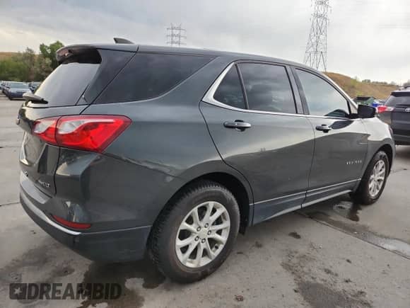 2019 Chevrolet Equinox LT z VIN 2GNAXTEV9K6133248, wystawiony jako Copart lot #81055835 z przebiegiem 105 291 mil mil oraz Szkoda całkowita • Salvage title. Historia ofert i sprzedaży dostępna na DreamBid. Obrazek 3.