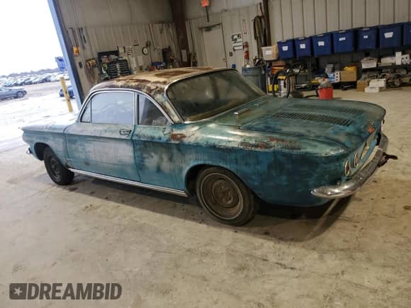 1963 Chevrolet Corvair с VIN 30927W209536, выставлен на аукционе Copart как лот 85669374 с пробегом 12 066 миль миль и Чистый • Clean title. История ставок и продаж доступна на DreamBid. Изображение 2.