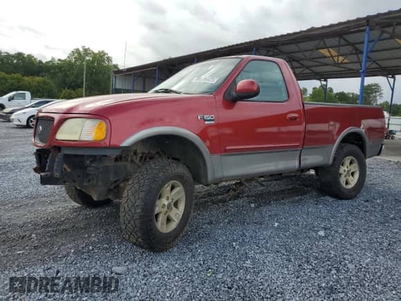 2002 Ford F-150 XL with VIN 1FTRF18W22NB29836, listed as a Copart auction lot 68636425 with Not provided miles and Salvage title. Bid and sale history available at DreamBid. Image 1.