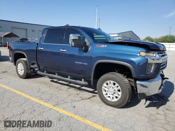2022 Chevrolet Silverado 2500HD LTZ z VIN 1GC4YPEY1NF113610, wystawiony jako Copart lot #67979915 z przebiegiem 53 277 mil mil oraz Szkoda całkowita • Salvage title. Historia ofert i sprzedaży dostępna na DreamBid. Obrazek 4.