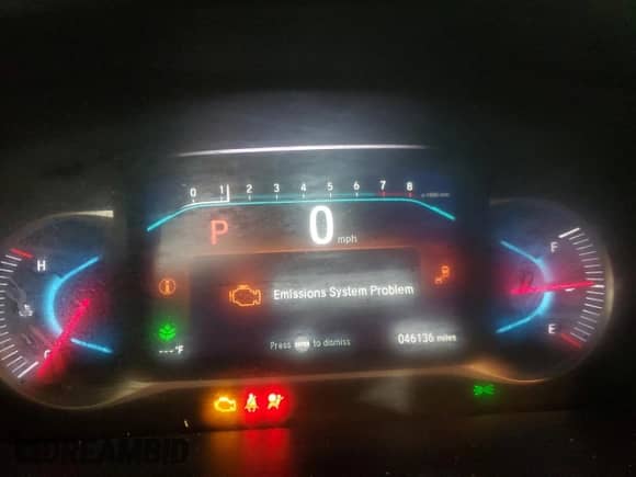 2020 Honda Passport Touring with VIN 5FNYF8H98LB005911, listed as a Copart auction lot 44689295 with 46,136 mi miles and Salvage title. Bid and sale history available at DreamBid. Image 9.