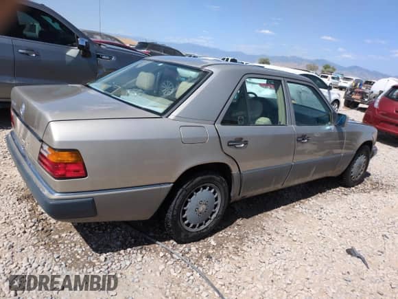 1991 Mercedes-Benz 300 E with VIN WDBEA30D3MB324074, listed as a Copart auction lot 61257145 with 207,793 mi miles and Salvage title. Bid and sale history available at DreamBid. Image 3.