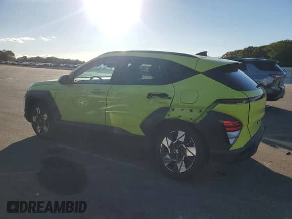 2025 Hyundai Kona SEL с VIN KM8HB3ABXSU237617, выставлен на аукционе Copart как лот 86314395 с пробегом 14 534 миль миль и Списание • Salvage title. История ставок и продаж доступна на DreamBid. Изображение 2.