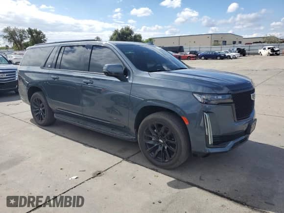 2021 Cadillac Escalade ESV Sport Platinum с VIN 1GYS4RKL4MR407825, выставлен на аукционе Copart как лот 71490015 с пробегом Не указан миль и Списание • Salvage title. История ставок и продаж доступна на DreamBid. Изображение 4.