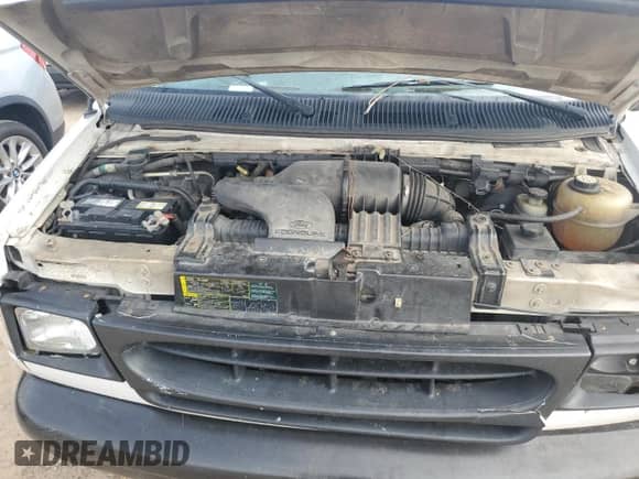 2002 Ford Econoline Cargo with VIN 1FTRE14292HA70997, listed as a Copart auction lot 41688235 with 249,370 mi miles and Salvage title. Bid and sale history available at DreamBid. Image 12.