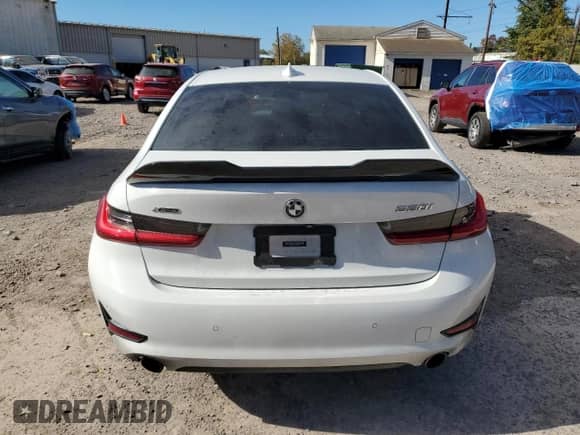 2020 BMW 3 Series 330i xDrive with VIN 3MW5R7J0XL8B11844, listed as a Copart auction lot 85871675 with 60,331 mi miles and Salvage title. Bid and sale history available at DreamBid. Image 6.