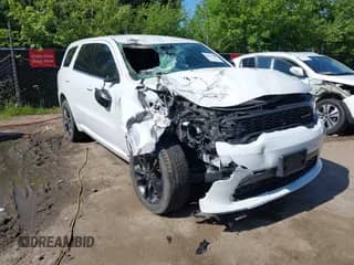 2021 Dodge Durango GT Plus with VIN 1C4RDJDG4MC643495, listed as a IAAI auction lot 42632636 with 76,637 mi miles and . Bid and sale history available at DreamBid. Image 1.