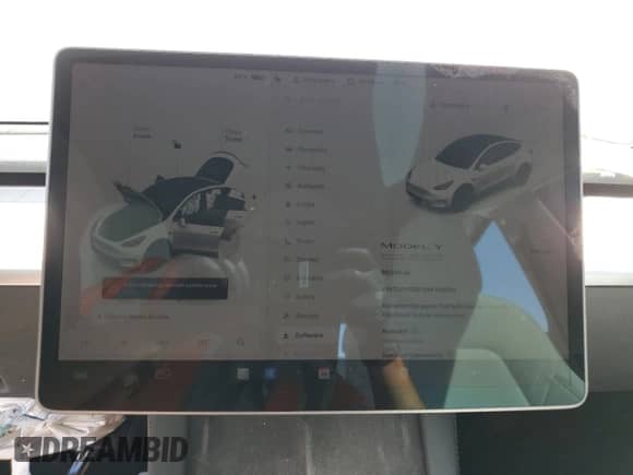 2022 Tesla Model Y Performance with VIN 7SAYGDEFXNF406995, listed as a Copart auction lot 70490065 with 96,088 mi miles and Salvage title. Bid and sale history available at DreamBid. Image 9.