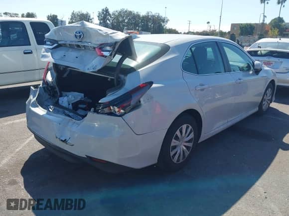 2022 Toyota Camry Hybrid LE with VIN 4T1C31AK1NU036253, listed as a IAAI auction lot 43313594 with 37,078 mi miles and . Bid and sale history available at DreamBid. Image 4.