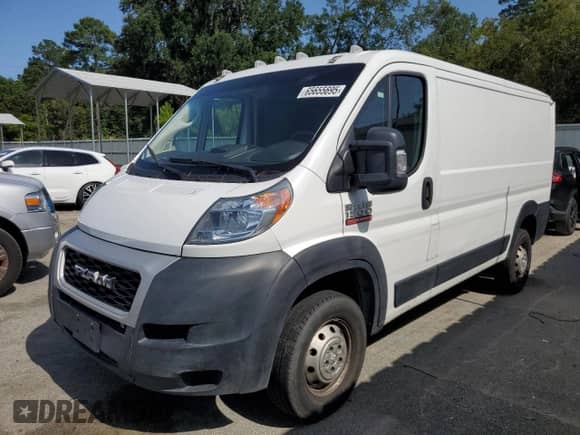 2021 Ram ProMaster Cargo с VIN 3C6LRVAG5ME564842, выставлен на аукционе Copart как лот 65655695 с пробегом 140 465 миль миль и Списание • Salvage title. История ставок и продаж доступна на DreamBid. Изображение 1.