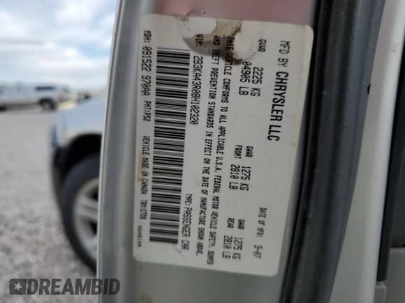 2008 Dodge Charger с VIN 2B3KA43R08H102320, выставлен на аукционе Copart как лот 70438134 с пробегом 142 963 миль миль и Чистый • Clean title. История ставок и продаж доступна на DreamBid. Изображение 14.