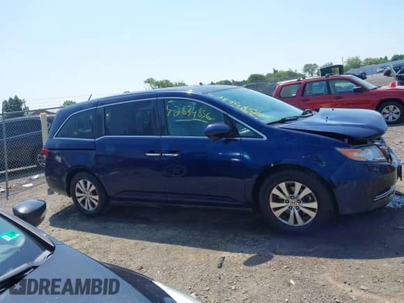 2016 Honda Odyssey EX with VIN 5FNRL5H43GB116937, listed as a IAAI auction lot 42834856 with 130,458 mi miles and . Bid and sale history available at DreamBid. Image 13.