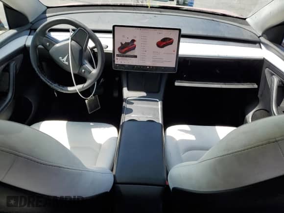 2023 Tesla Model Y Long Range with VIN 7SAYGDEE3PF629096, listed as a Copart auction lot 62891715 with 72,872 mi miles and Salvage title. Bid and sale history available at DreamBid. Image 8.