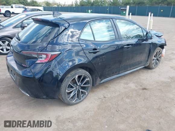 2022 Toyota Corolla XSE with VIN JTNC4MBE1N3158091, listed as a IAAI auction lot 42108927 with 52,417 mi miles and . Bid and sale history available at DreamBid. Image 4.