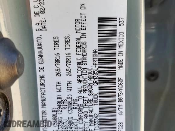 2023 Toyota Tacoma SR z VIN 3TYCZ5AN2PT135342, wystawiony jako Copart lot #80752475 z przebiegiem 54 050 mil mil oraz Szkoda całkowita • Salvage title. Historia ofert i sprzedaży dostępna na DreamBid. Obrazek 12.