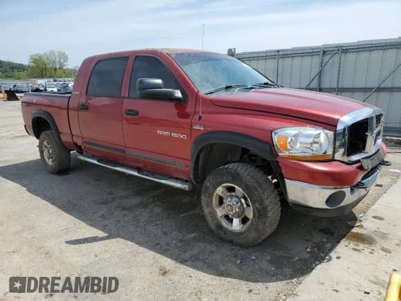 2006 Dodge 1500 SLT с VIN 3D7KS19DX6G148844, выставлен на аукционе Copart как лот 56023705 с пробегом 147 934 миль миль и Чистый • Clean title. История ставок и продаж доступна на DreamBid. Изображение 4.